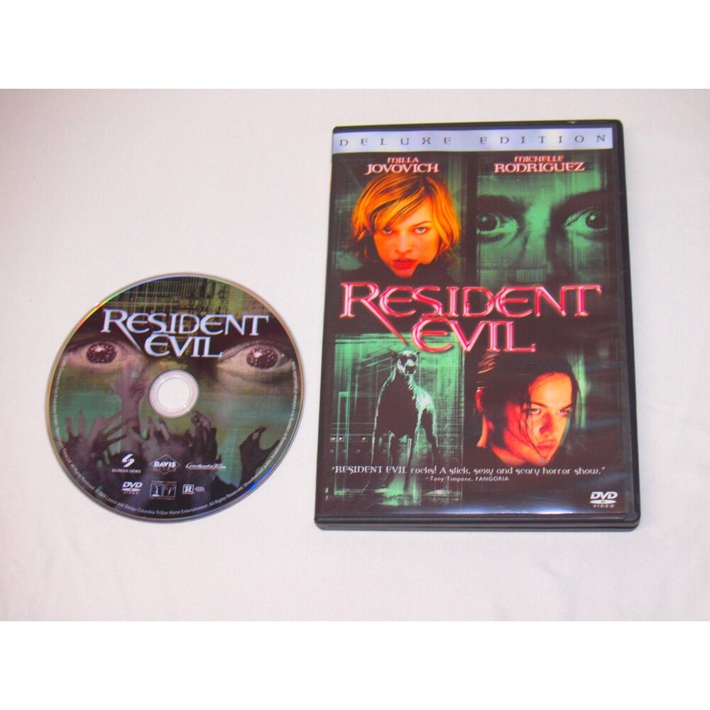 Resident Evil (Deluxe Edition) DVD Mila Jovovich Michelle Rodriguez